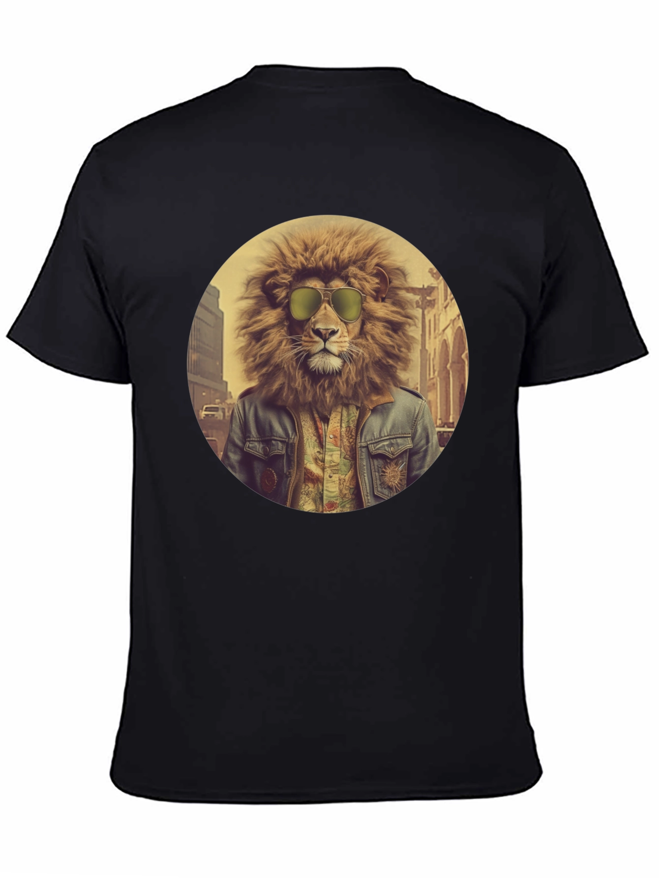 Cool Lion Graphic Tee - Street Style
