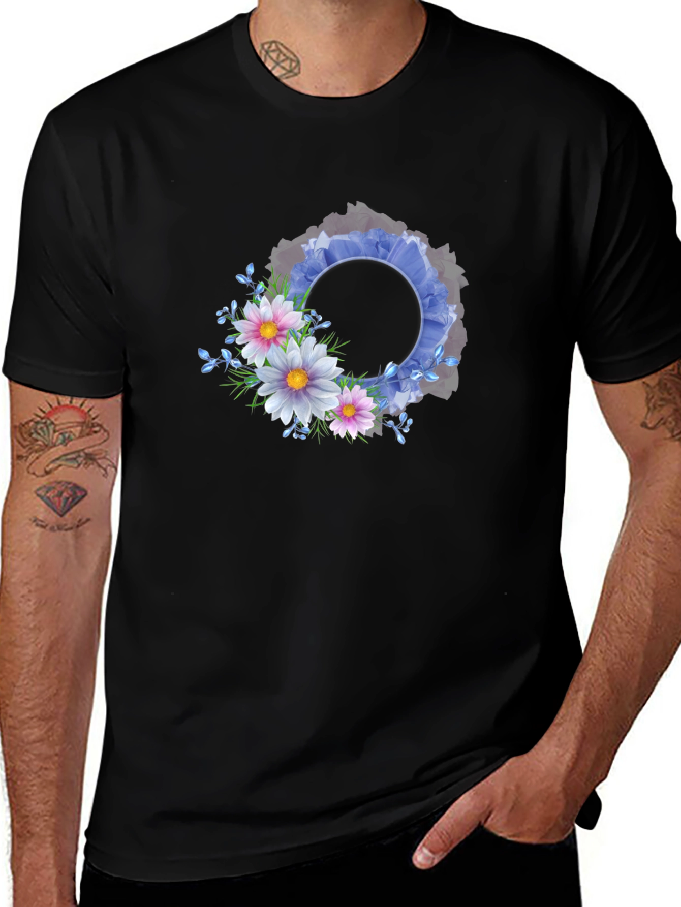 Floral Wreath Graphic Tee