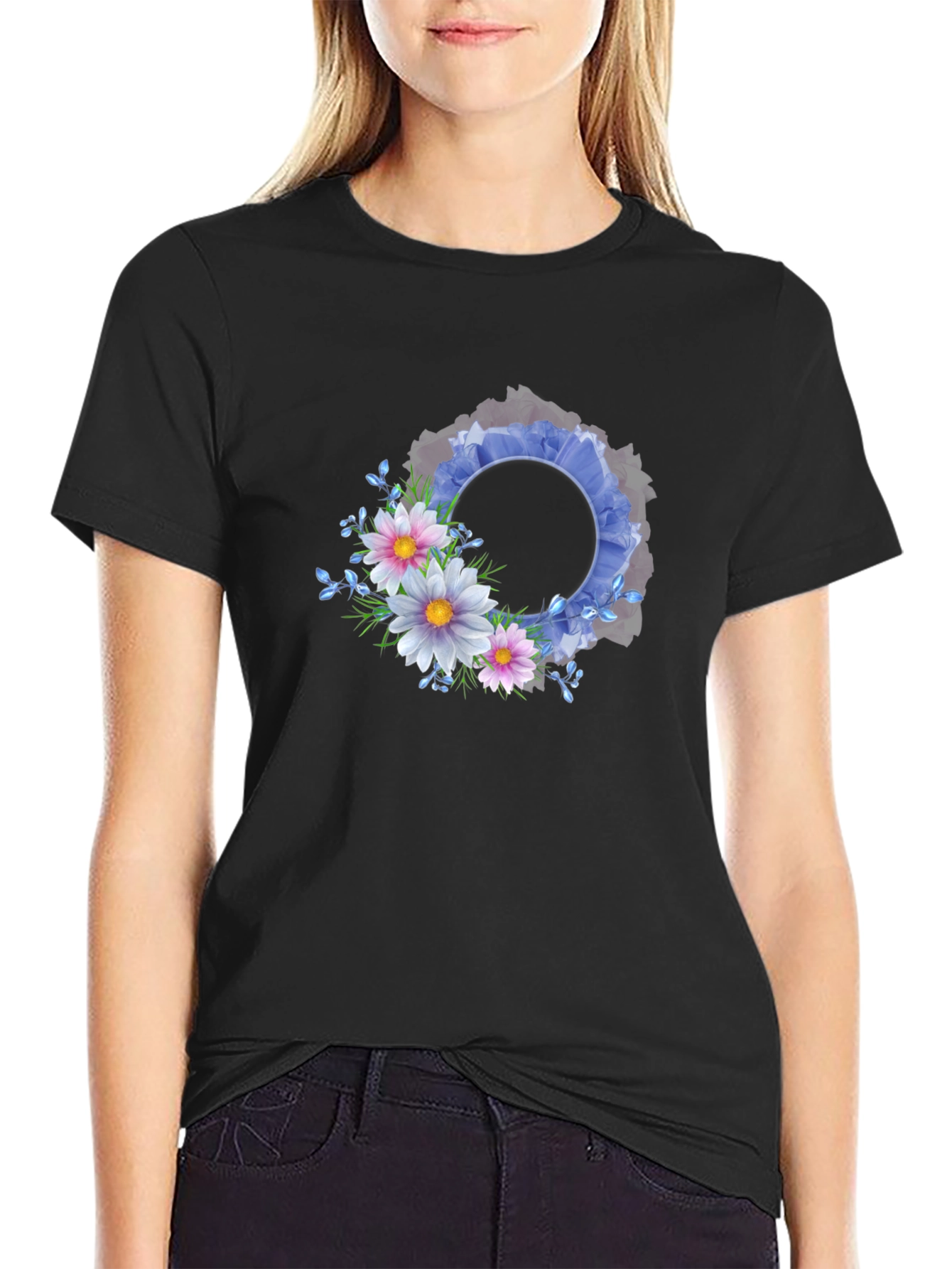 Floral Wreath Graphic Tee