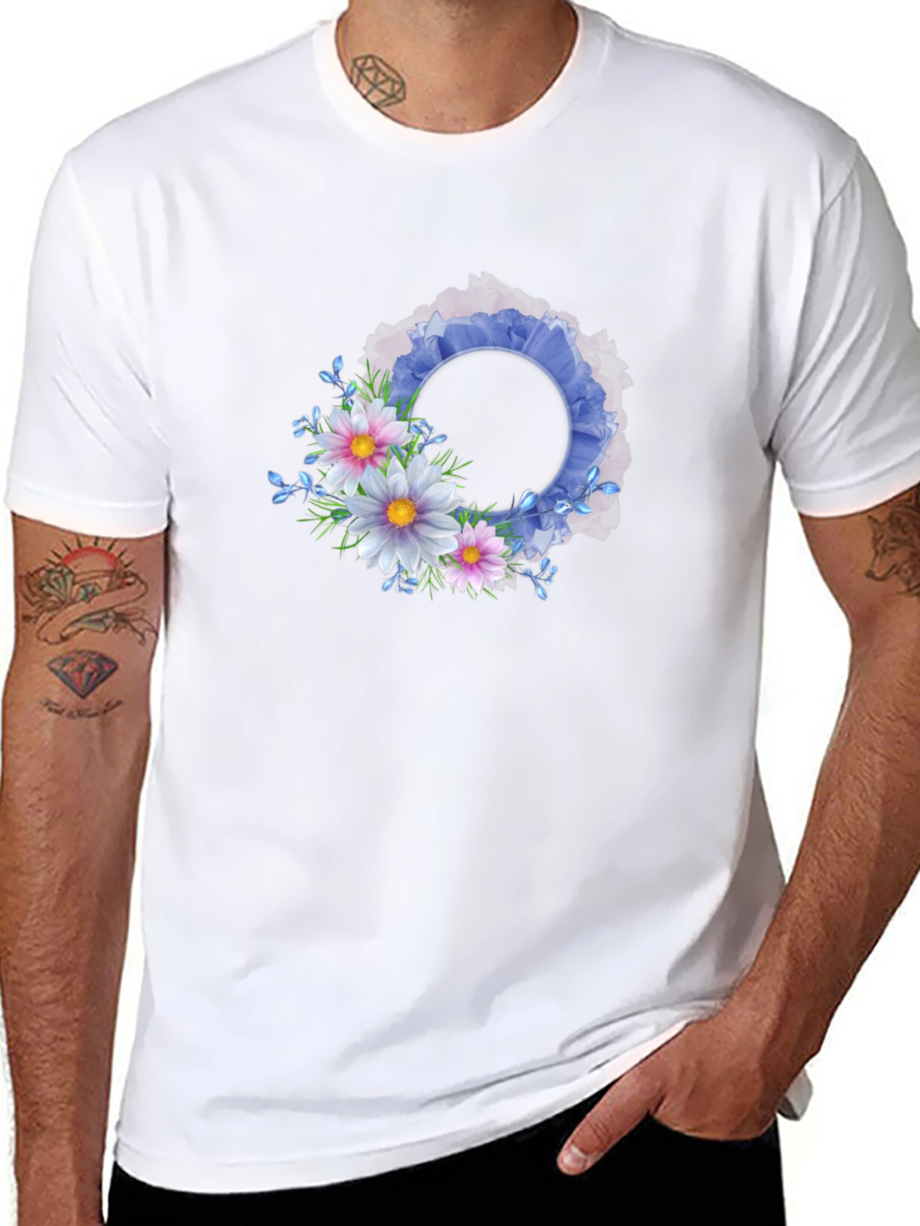 Floral Wreath Graphic Tee