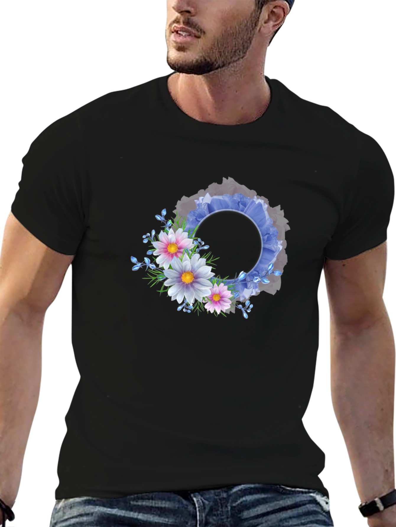 Floral Wreath Graphic Tee