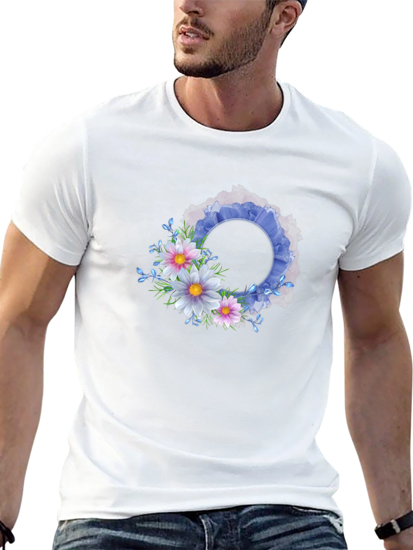 Floral Wreath Graphic Tee