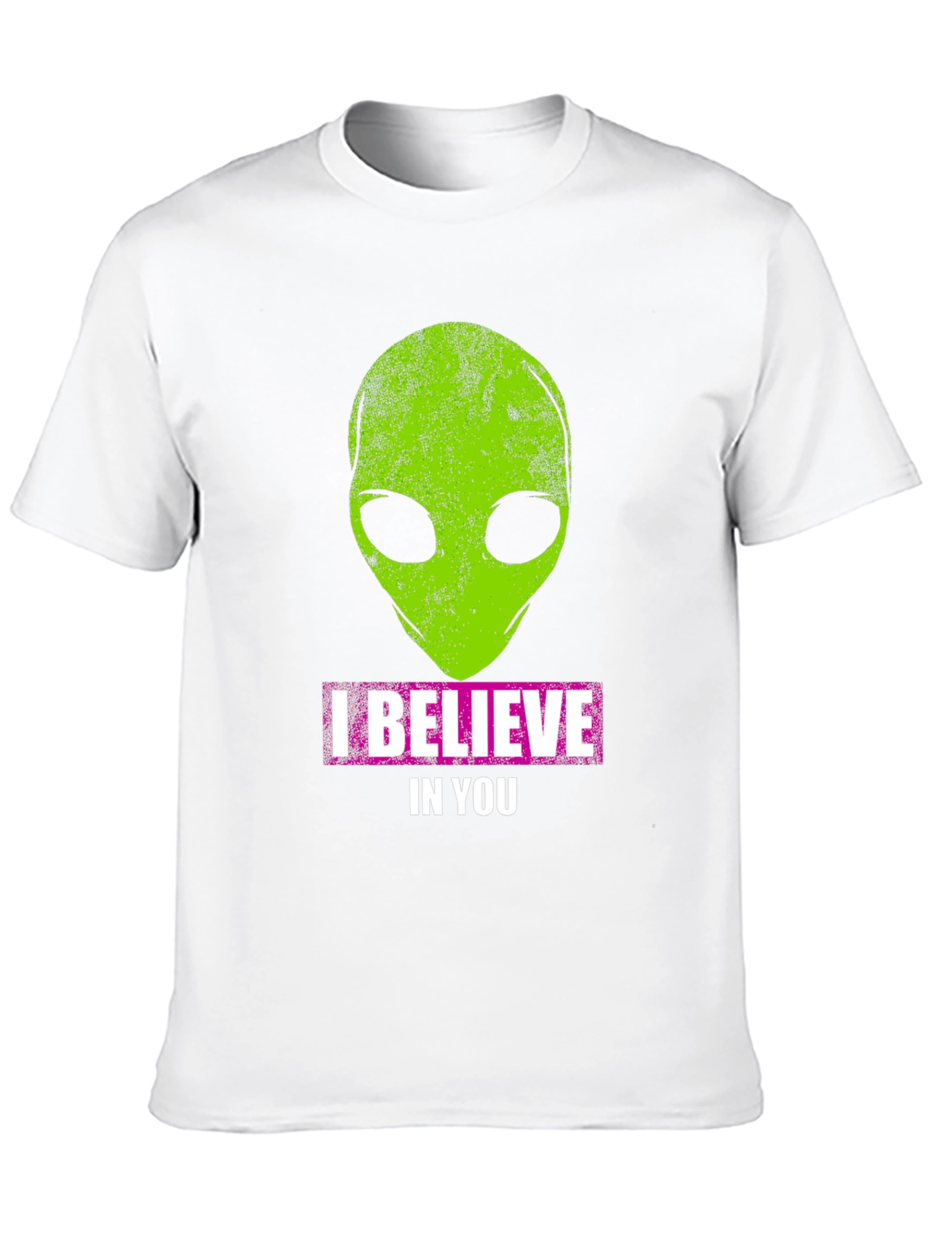 I Believe in You Alien Graphic T-Shirt