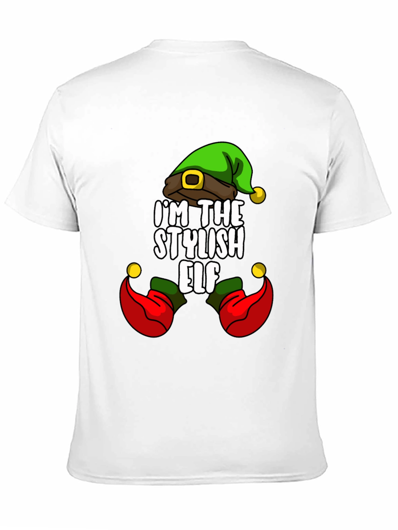 Stylish Elf T-Shirt - Holiday Fun