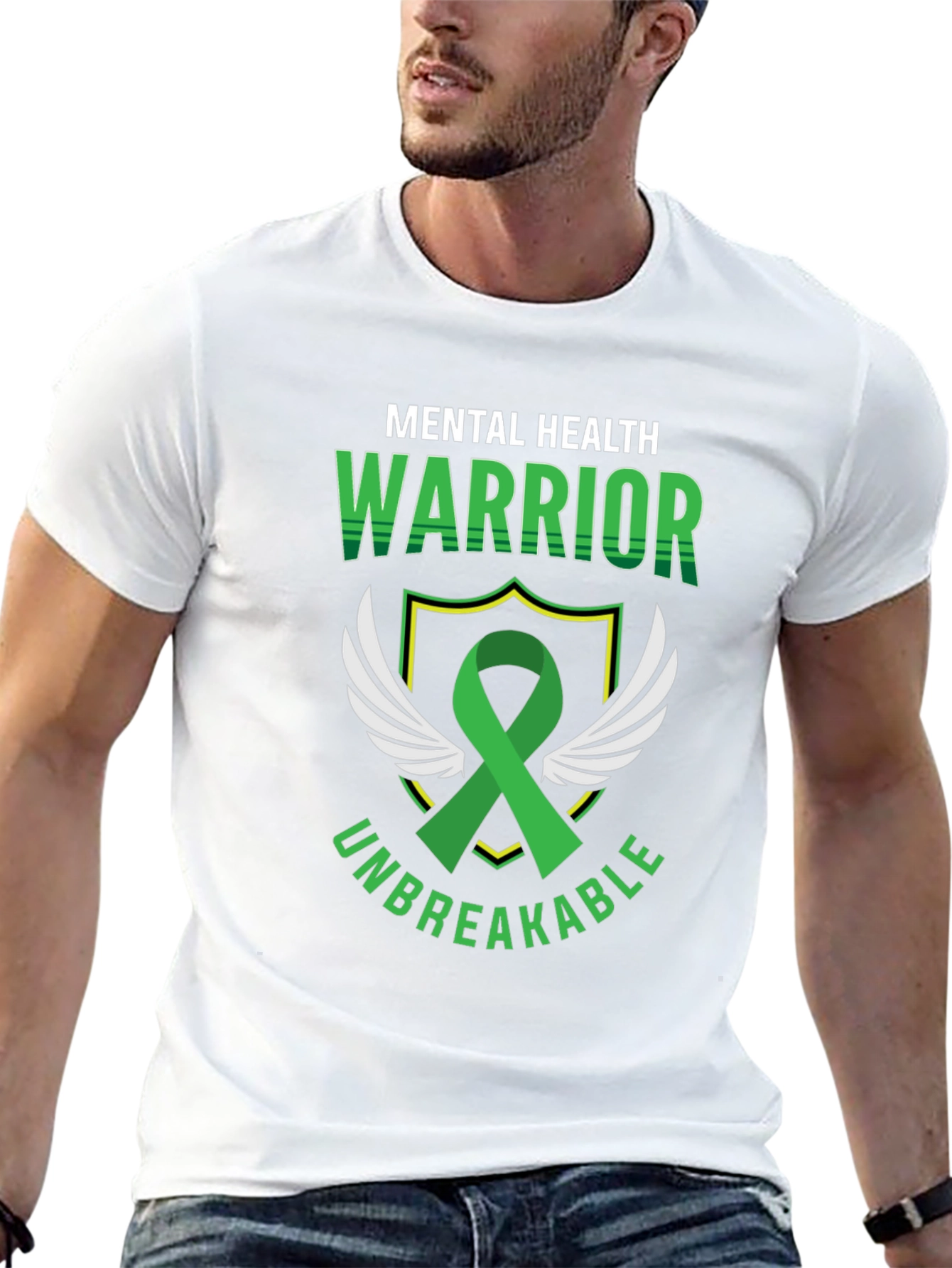 Mental Health Warrior T-Shirt - Unbreakable Support