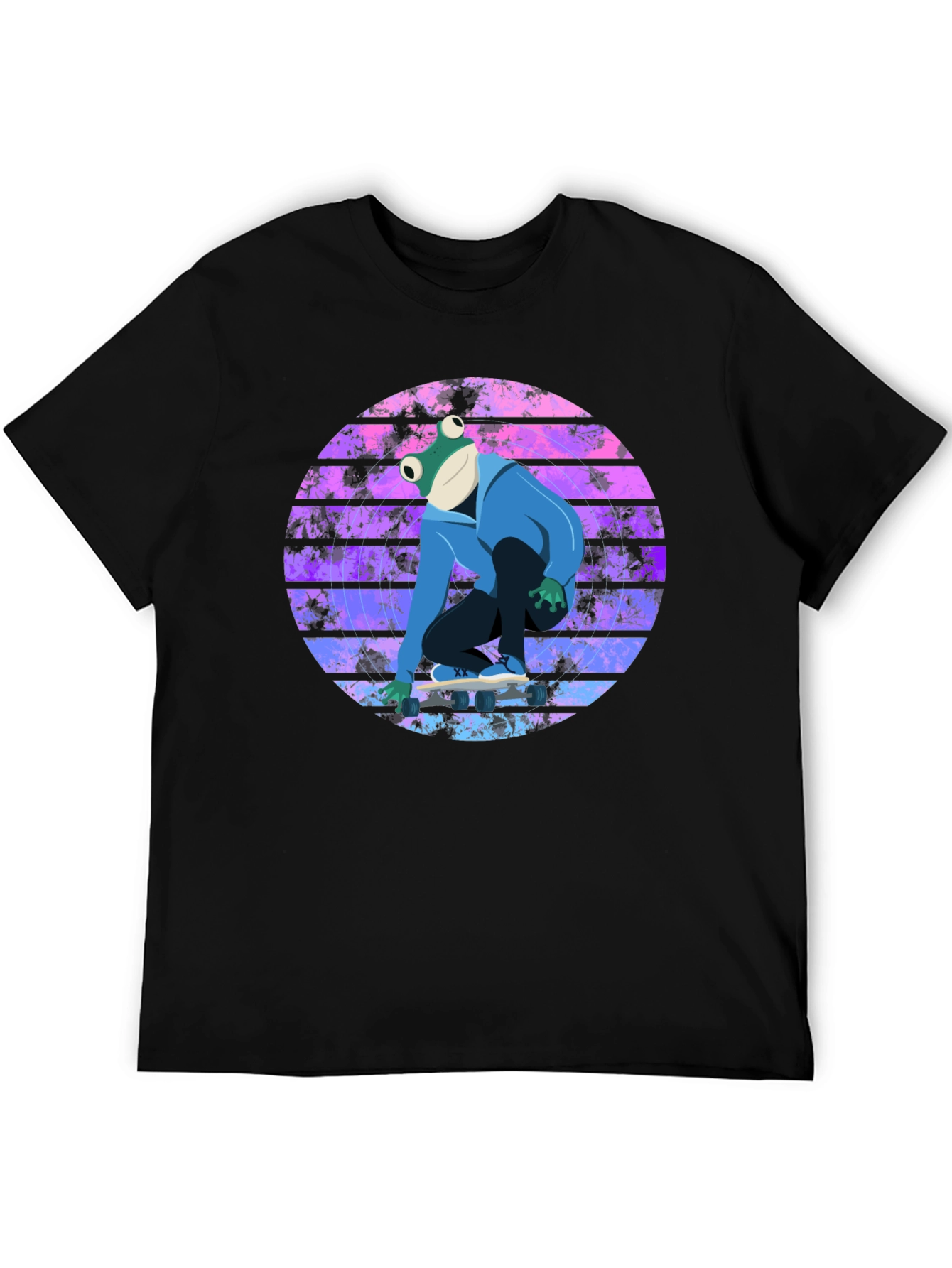 Frog Skateboarder Graphic Tee