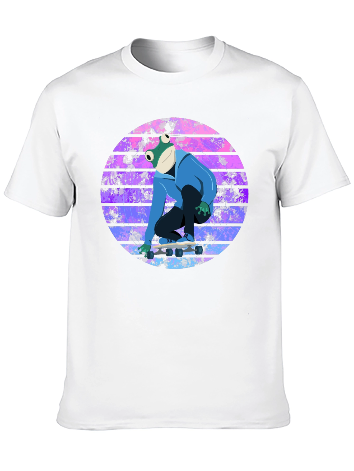 Frog Skateboarder Graphic Tee