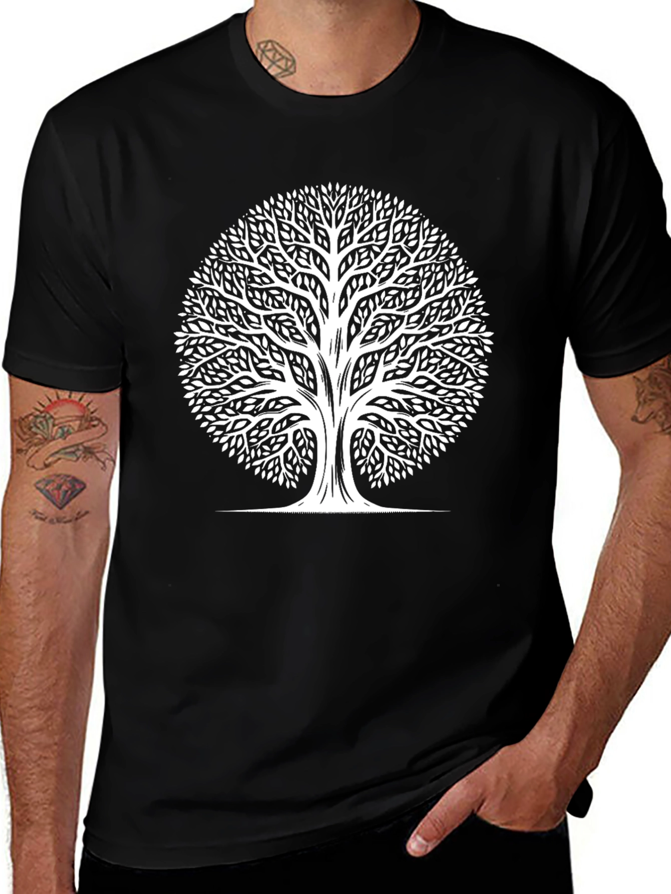 Tree of Life Black Graphic Tee
