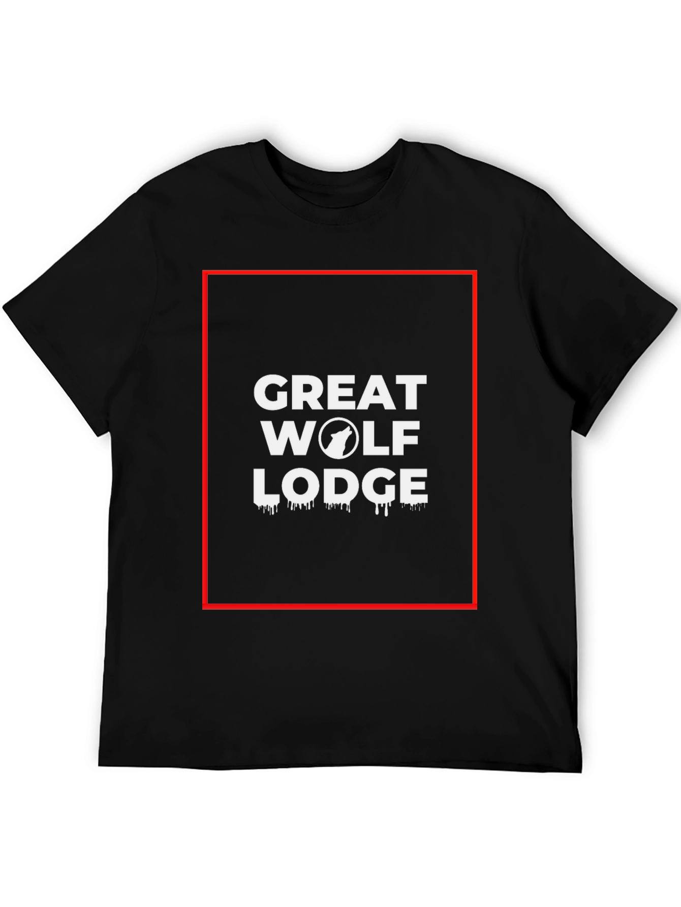 Great Wolf Lodge Black Graphic Tee