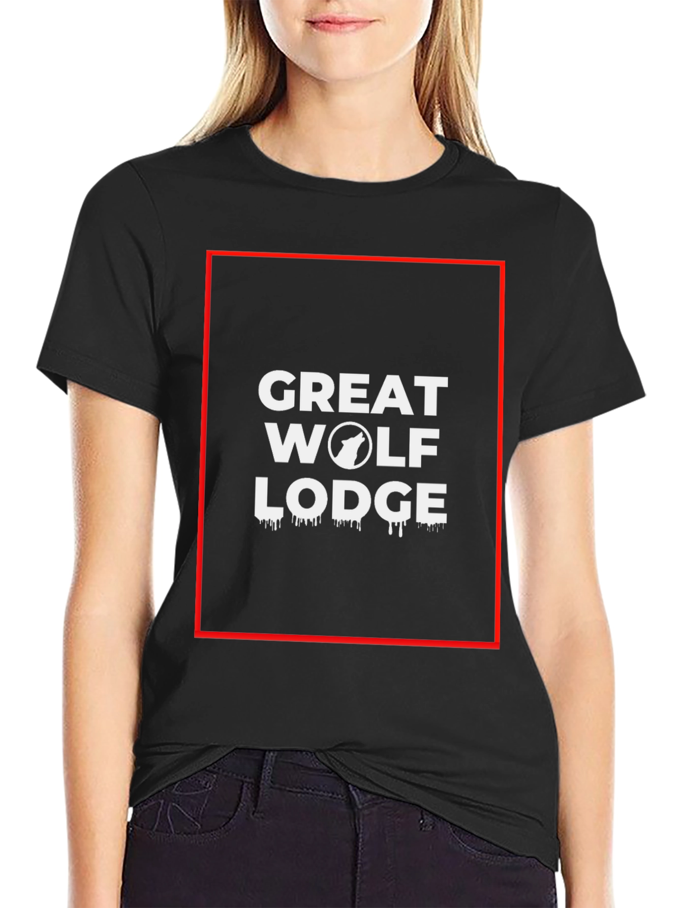 Great Wolf Lodge Black Graphic Tee