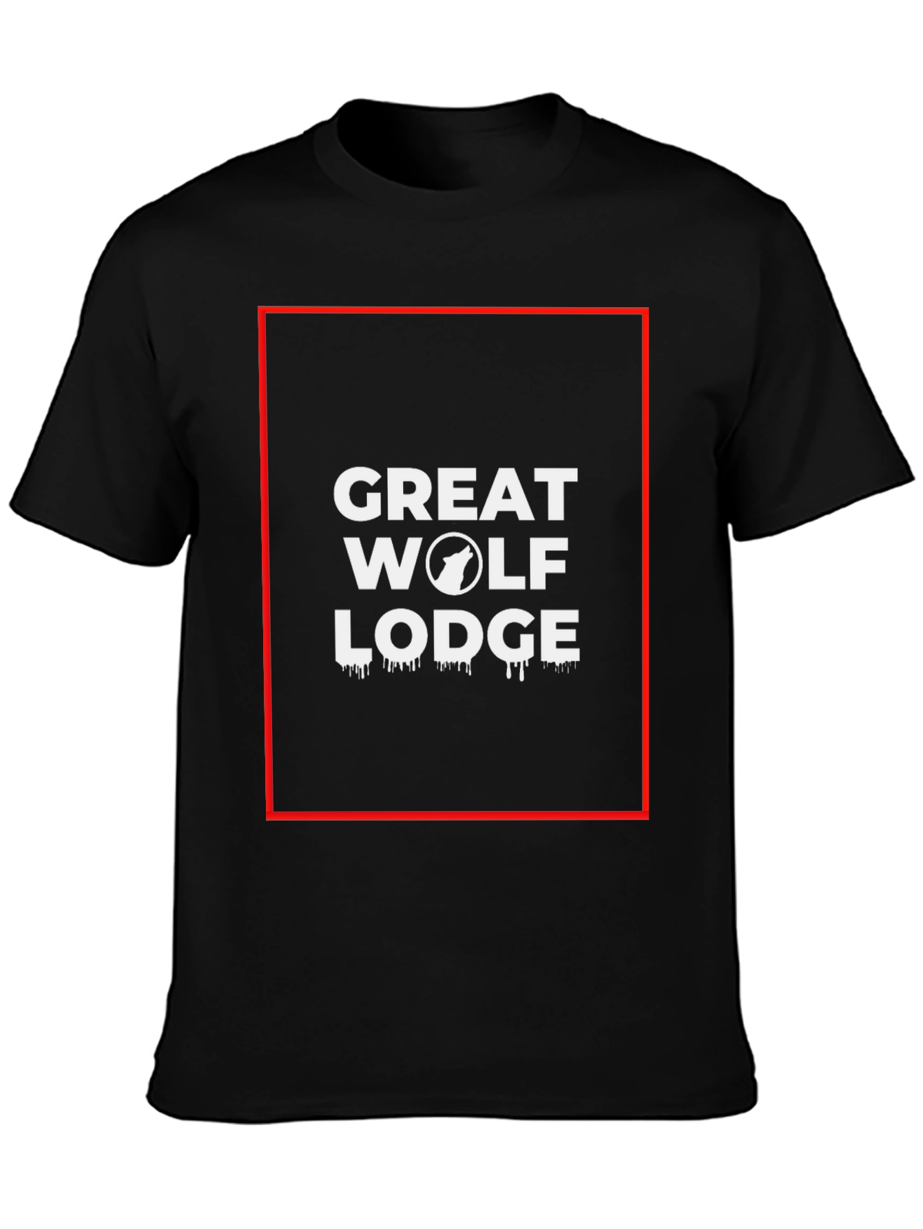 Great Wolf Lodge Black Graphic Tee