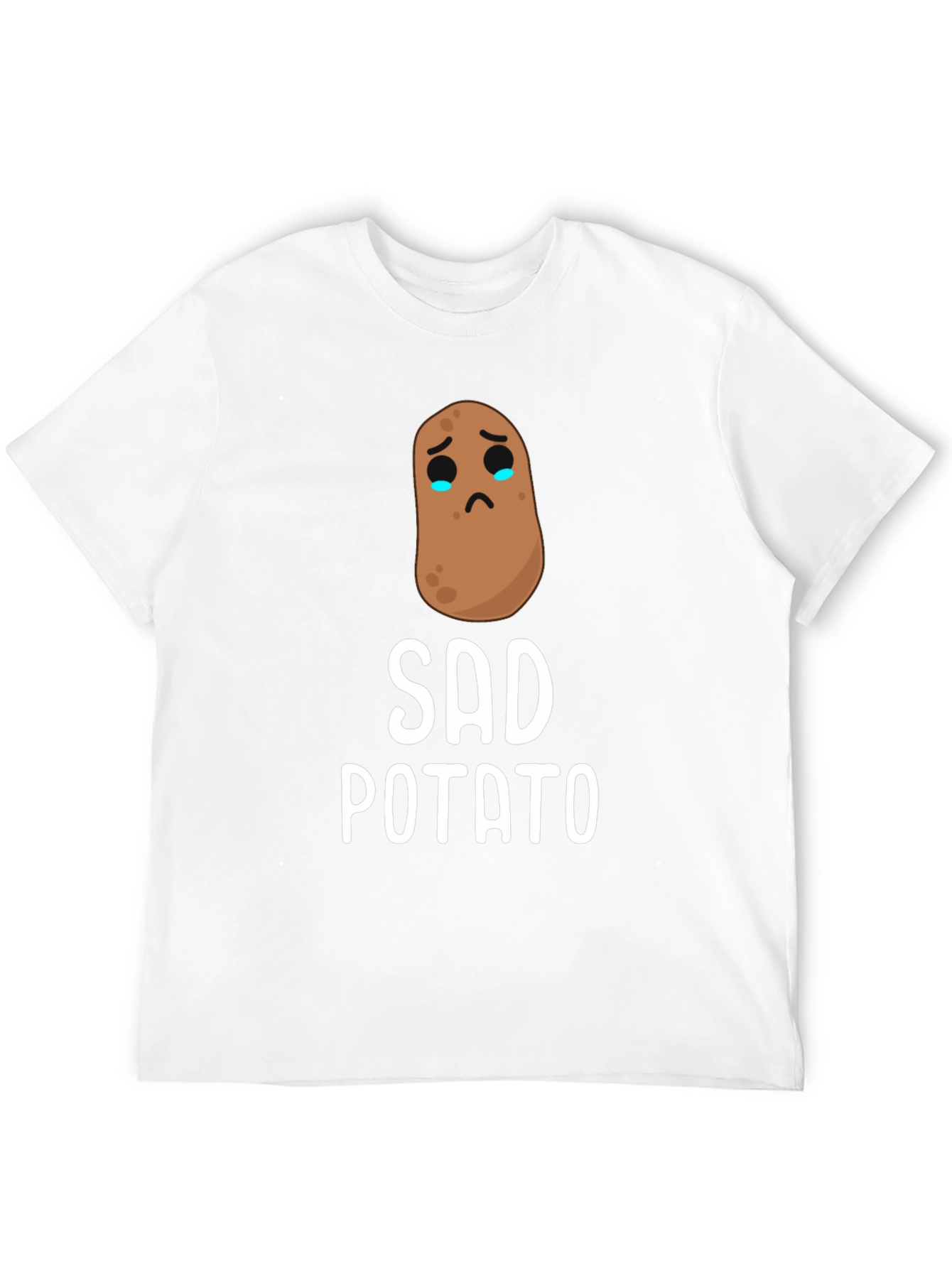 Sad Potato Graphic T-Shirt - Unisex Cotton Tee