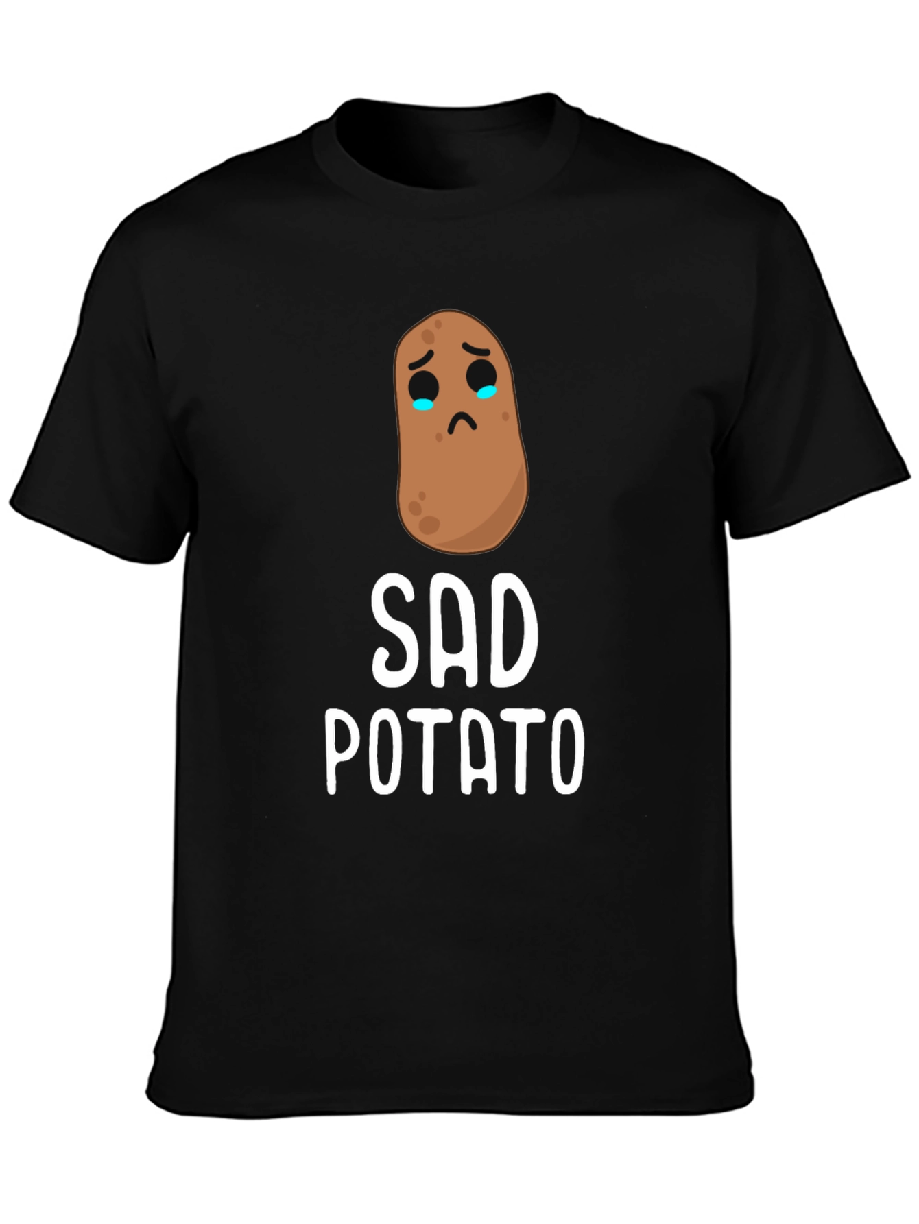 Sad Potato Graphic T-Shirt - Unisex Cotton Tee