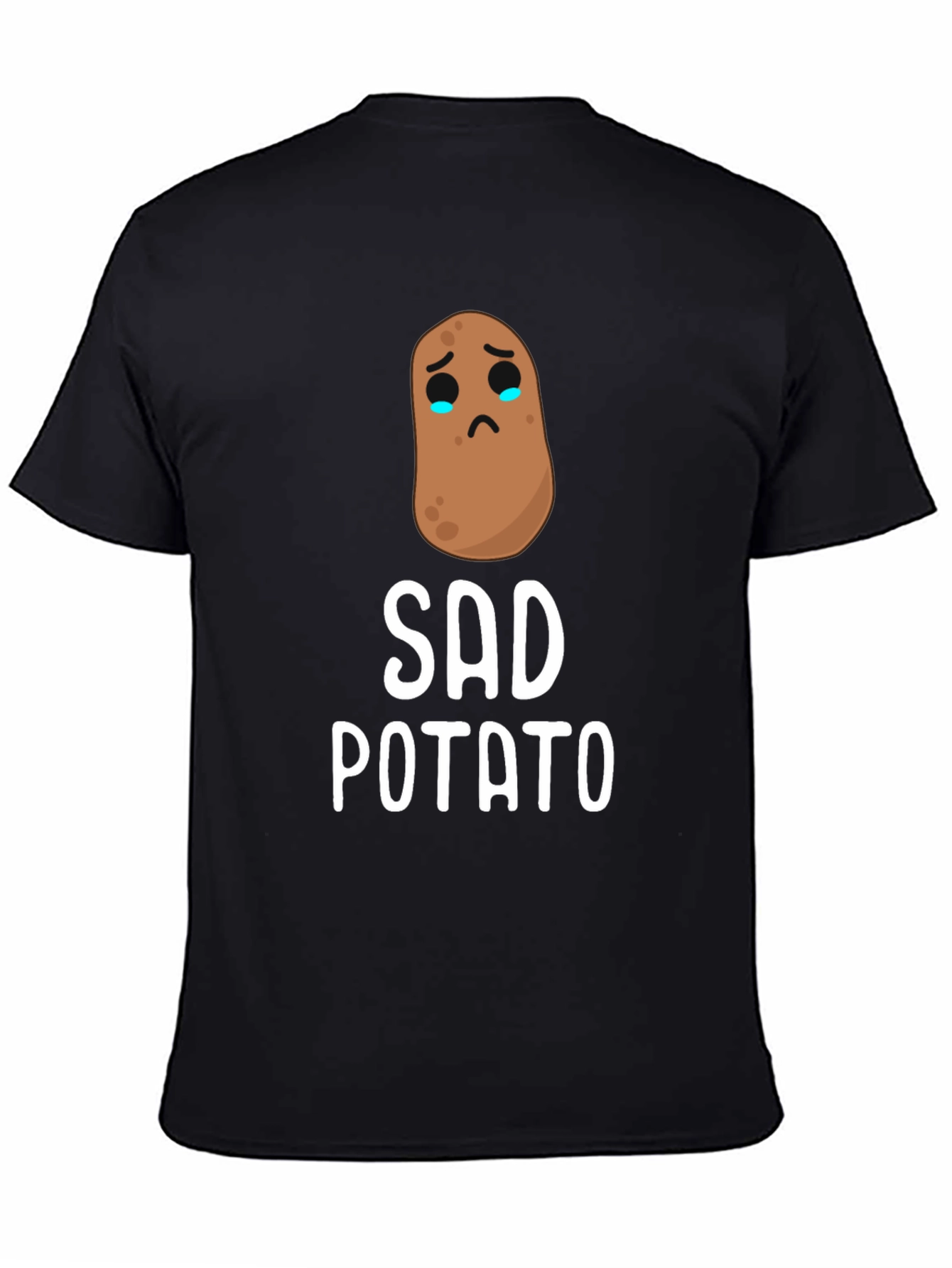 Sad Potato Graphic T-Shirt - Unisex Cotton Tee