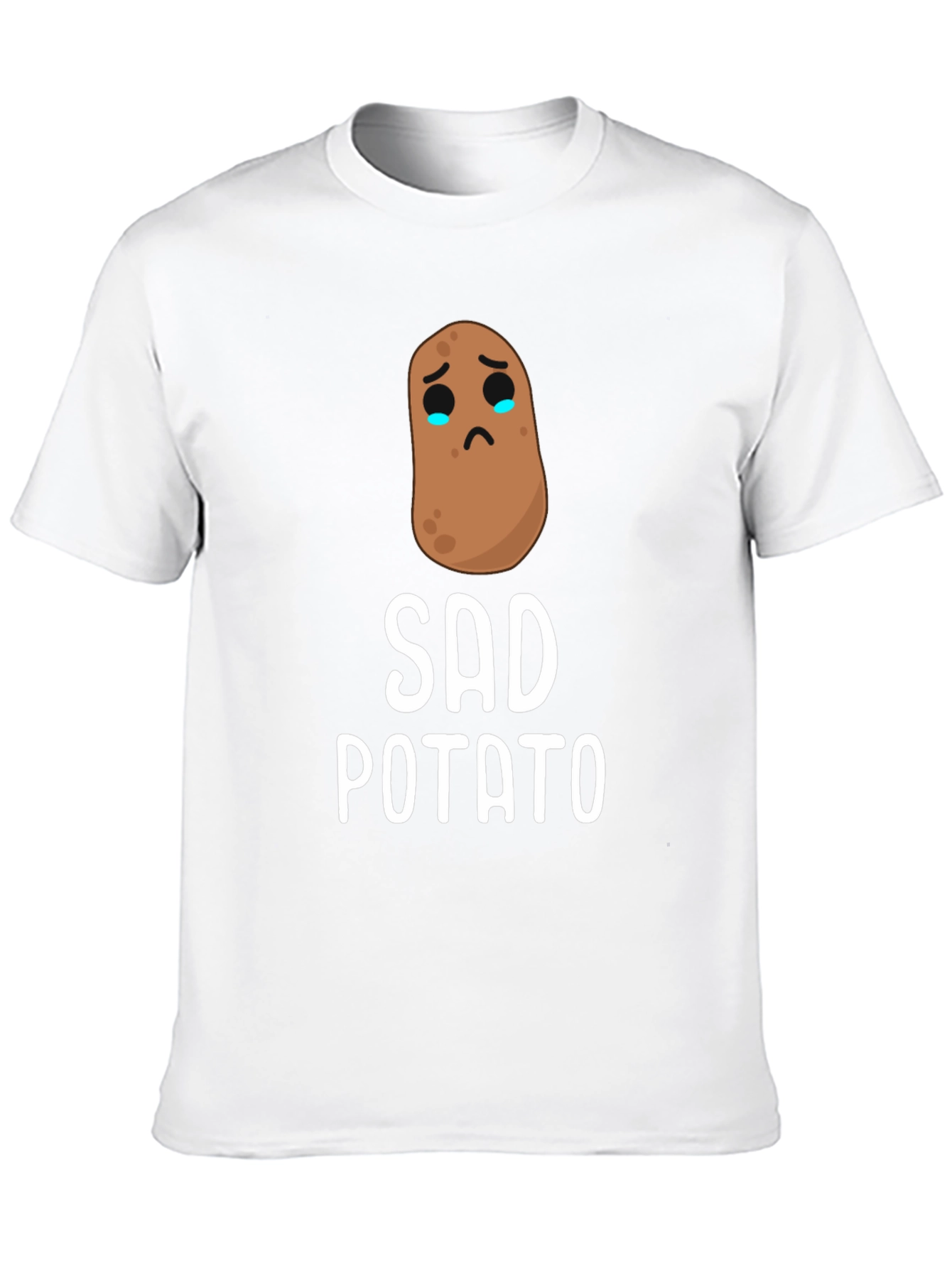 Sad Potato Graphic T-Shirt - Unisex Cotton Tee