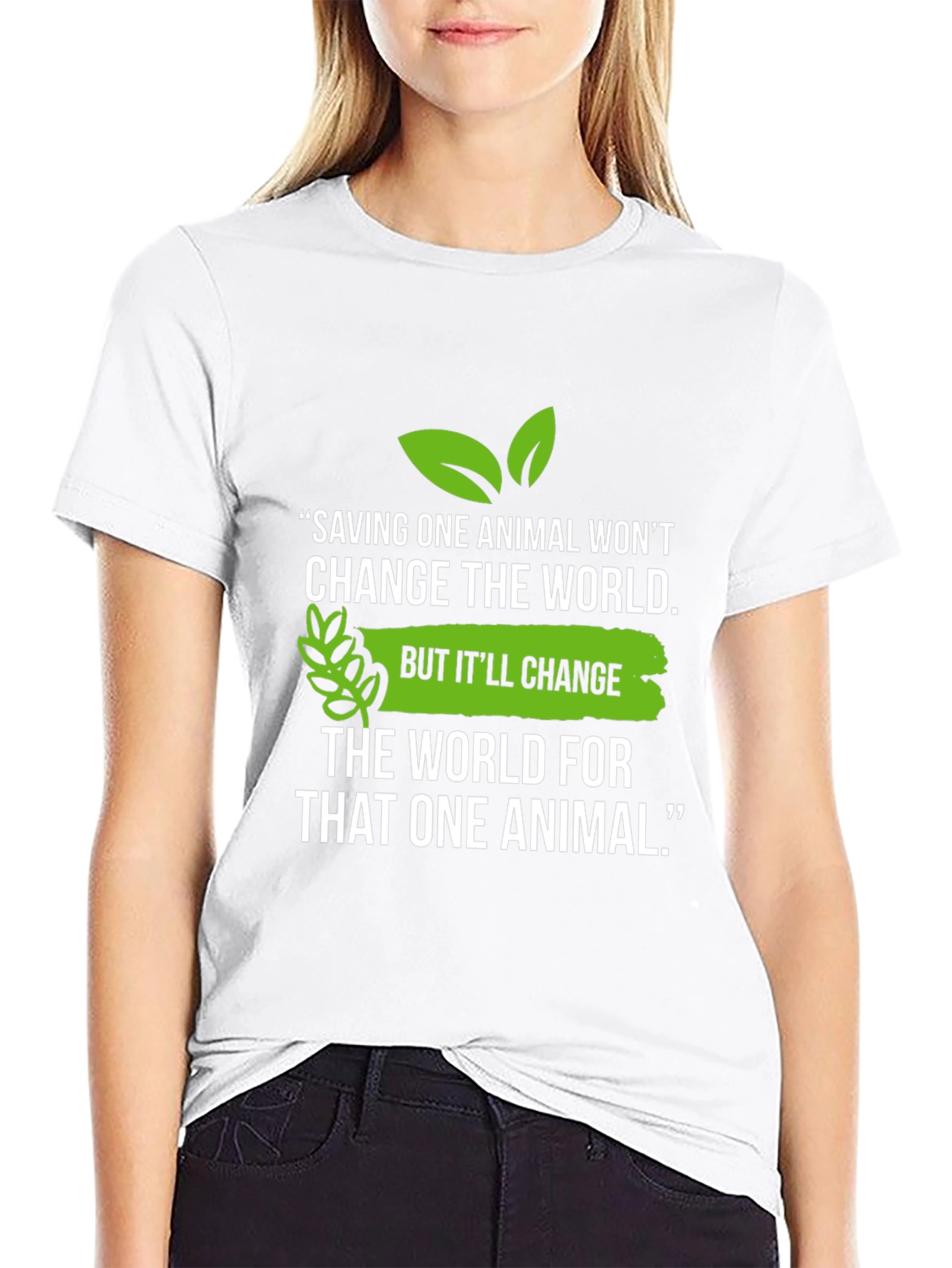 Vegan Animal Lover T-Shirt - Save One Animal