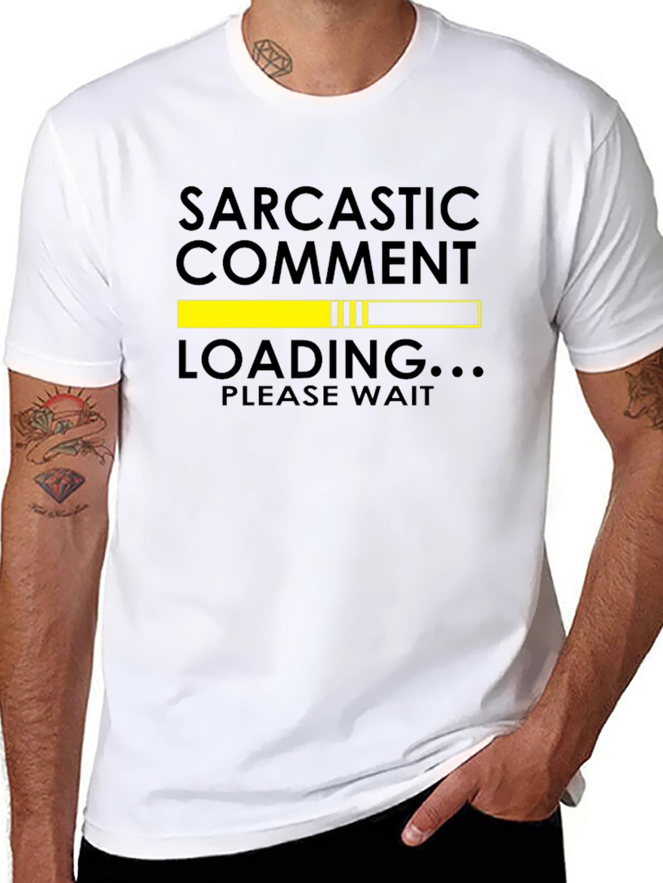 Sarcastic Comment Loading Graphic Tee