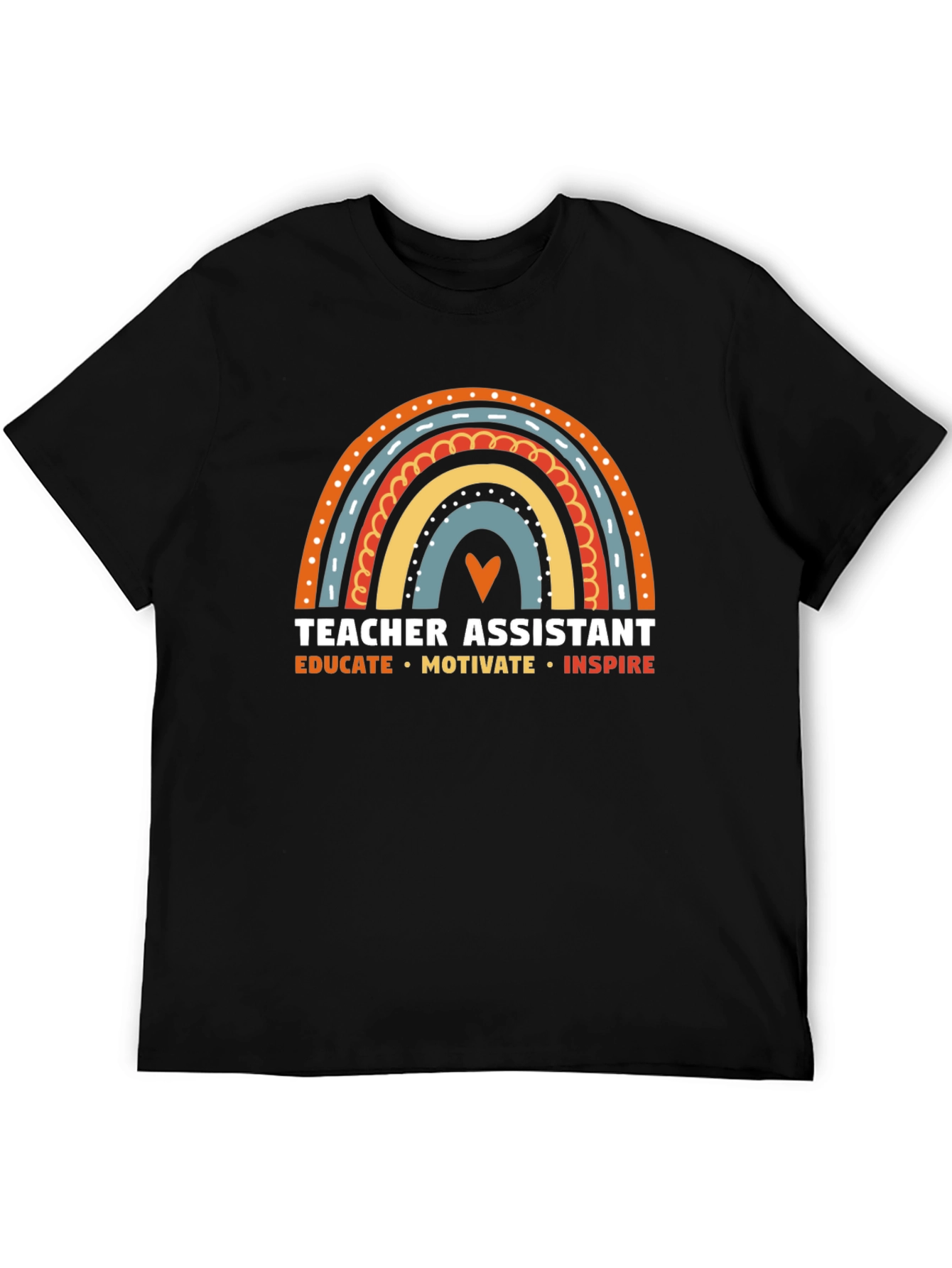 Teacher Assistant Rainbow T-Shirt