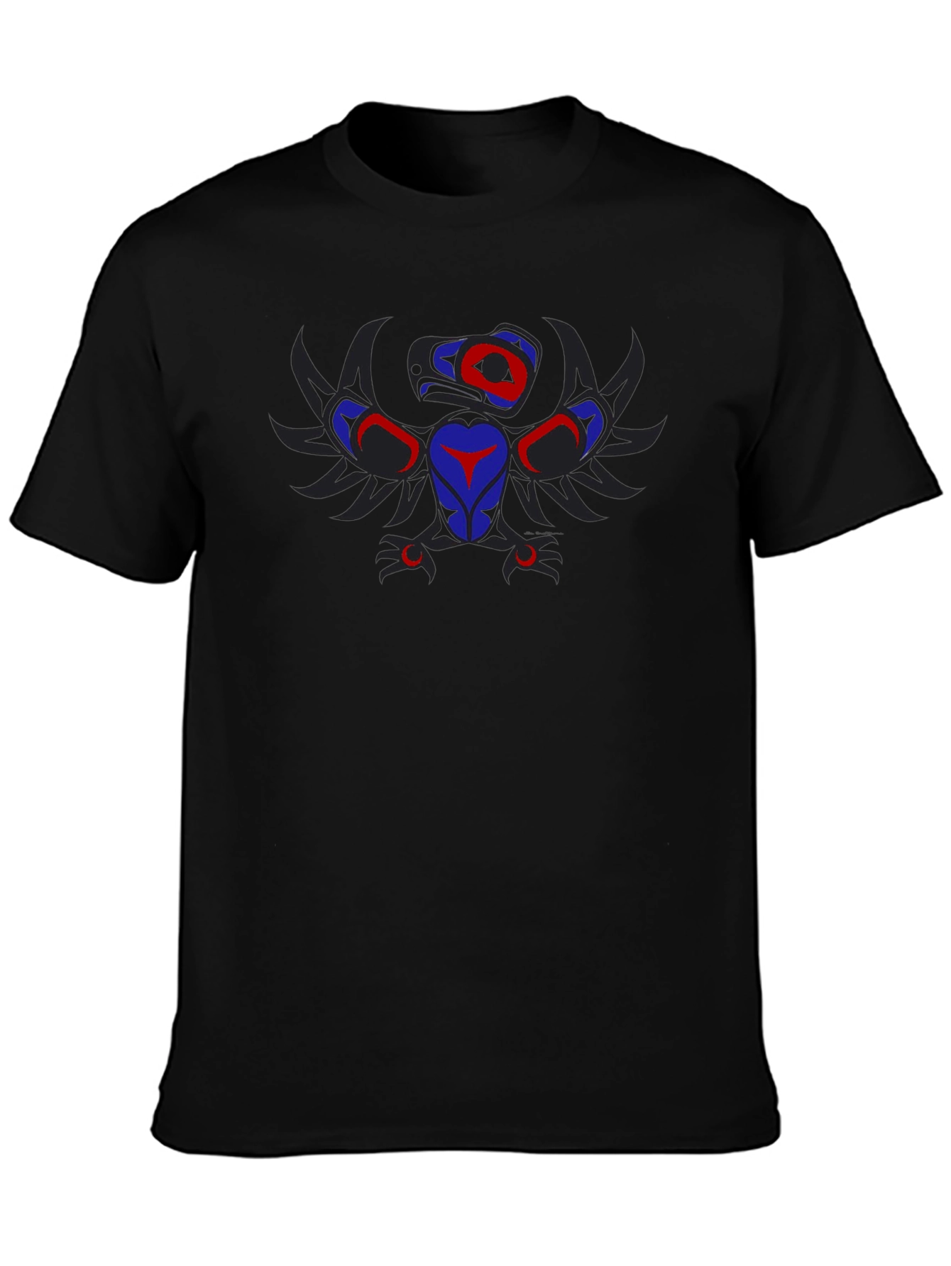 Bold Raven Design Black T-Shirt