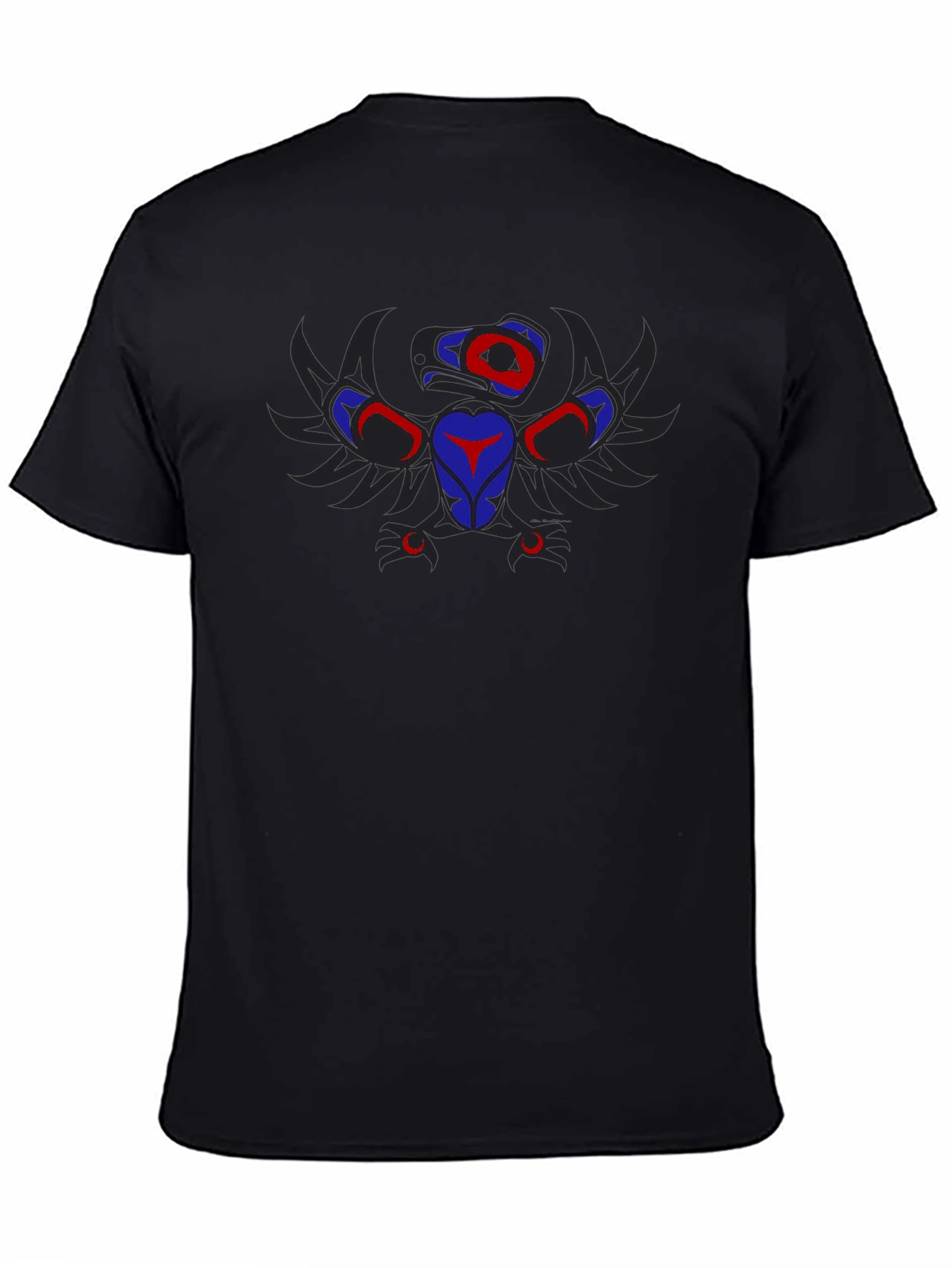 Bold Raven Design Black T-Shirt