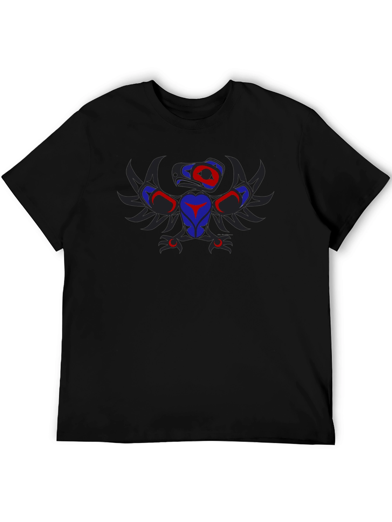 Bold Raven Design Black T-Shirt