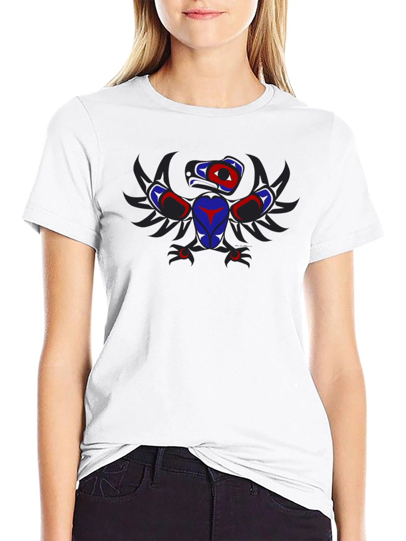 Bold Raven Design Black T-Shirt