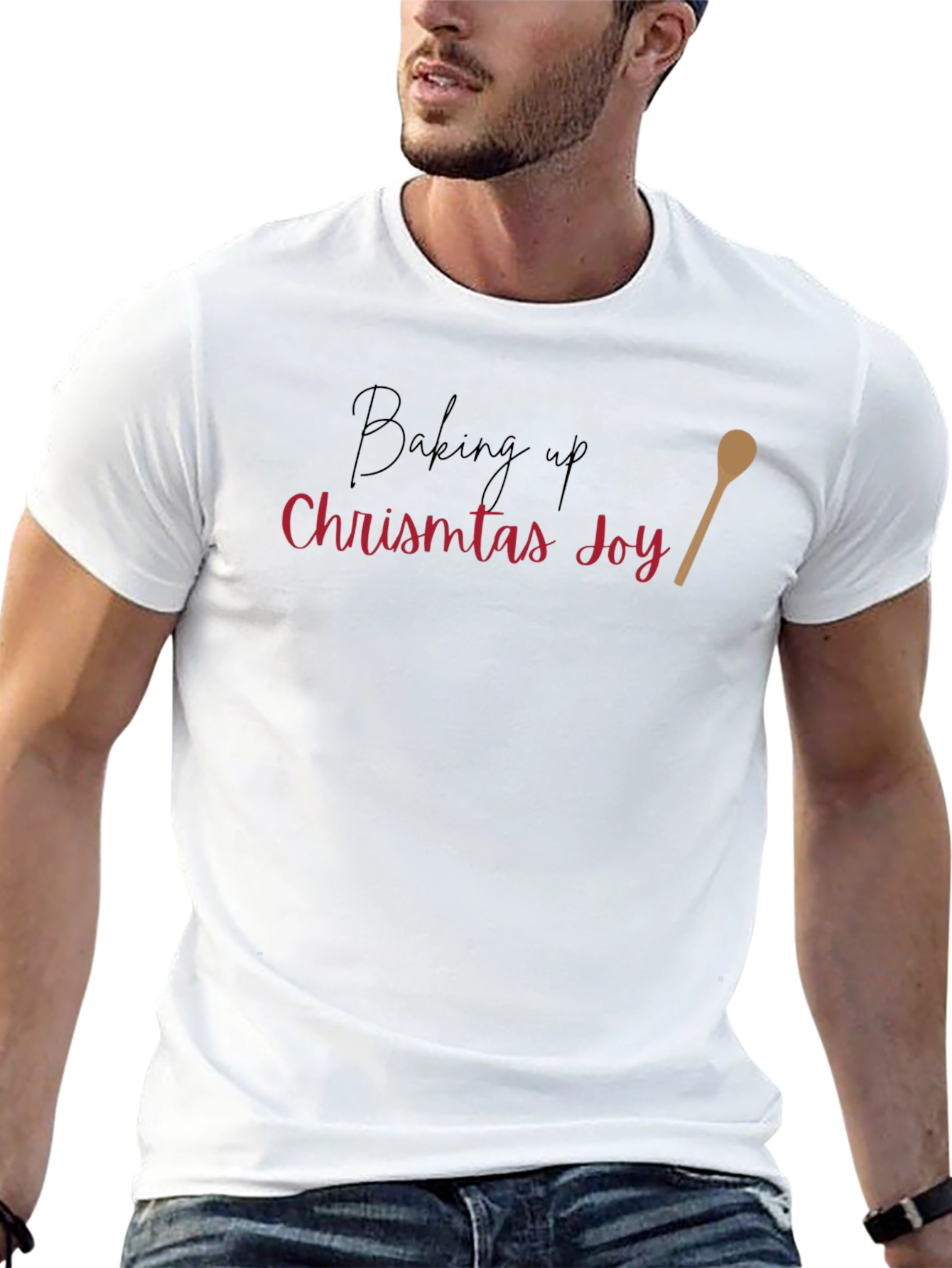 Baking Up Christmas Joy Graphic Tee - Holiday Spirit!