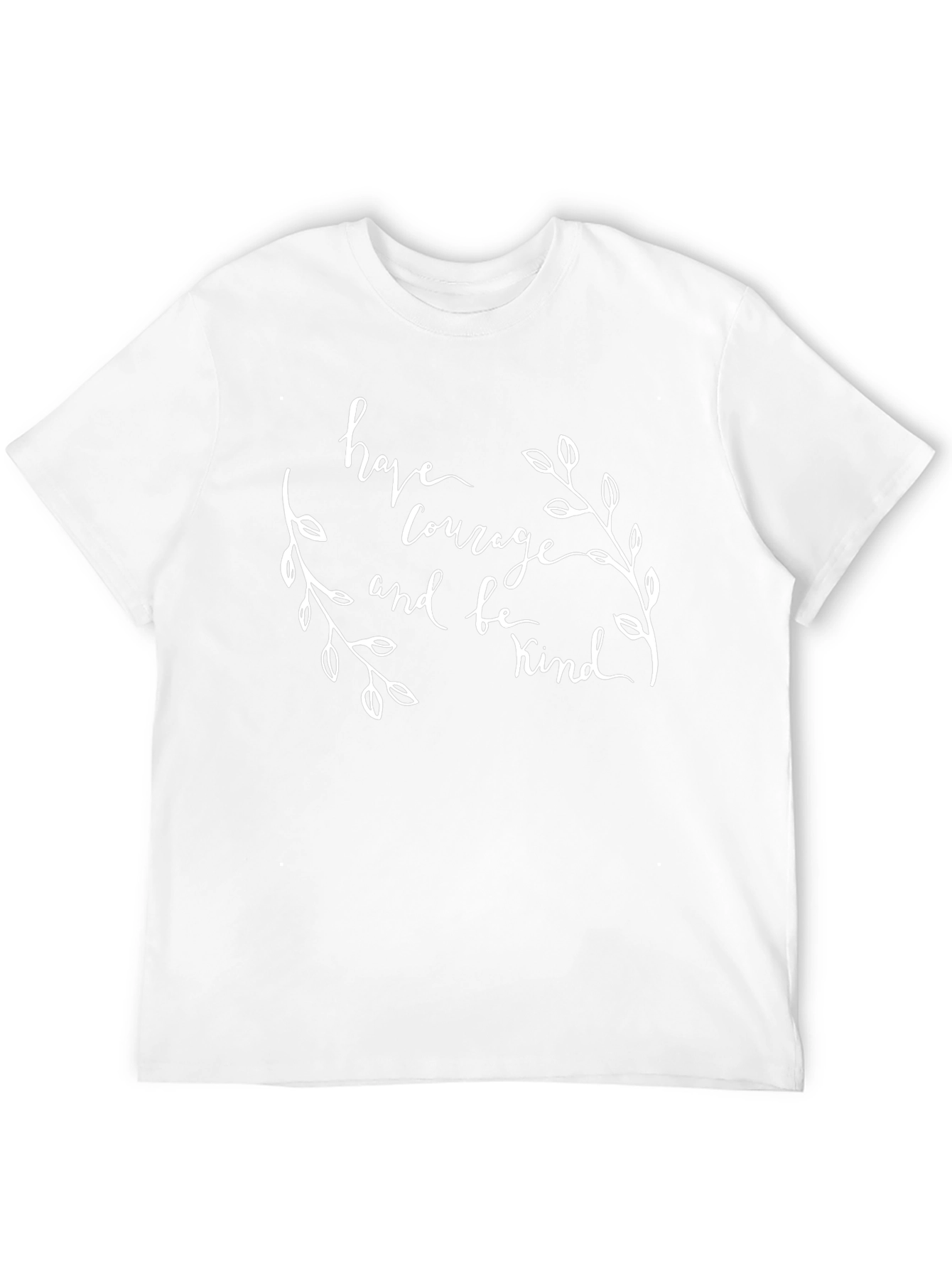 Courage & Kindness Graphic Tee - Black Cotton Shirt
