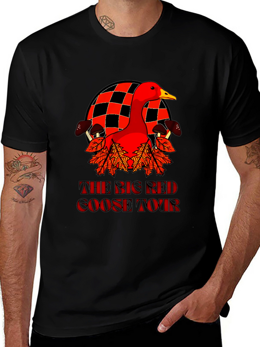Big Red Goose Tour T-Shirt - Black