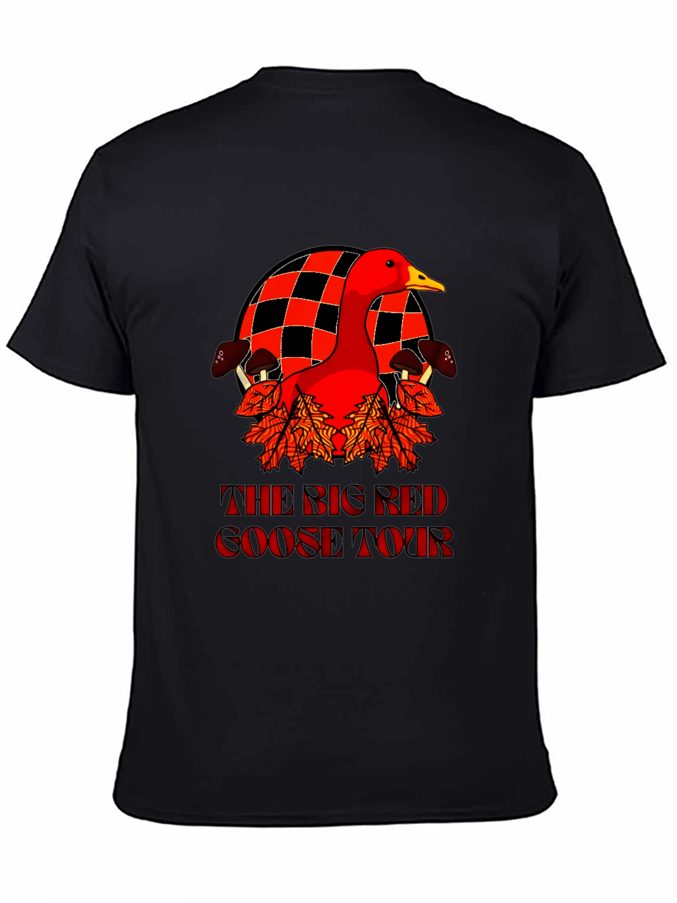 Big Red Goose Tour T-Shirt - Black