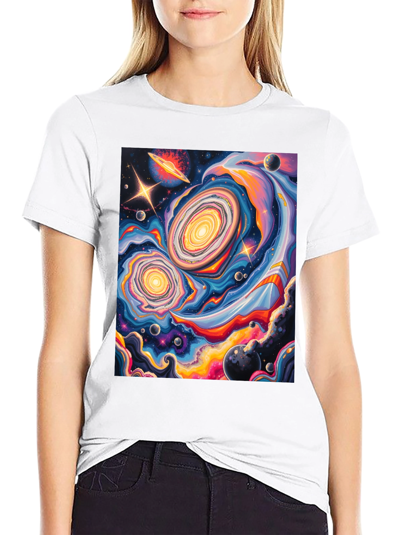 Cosmic Galaxy Graphic Tee
