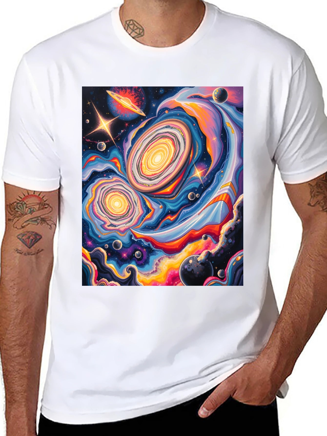 Cosmic Galaxy Graphic Tee