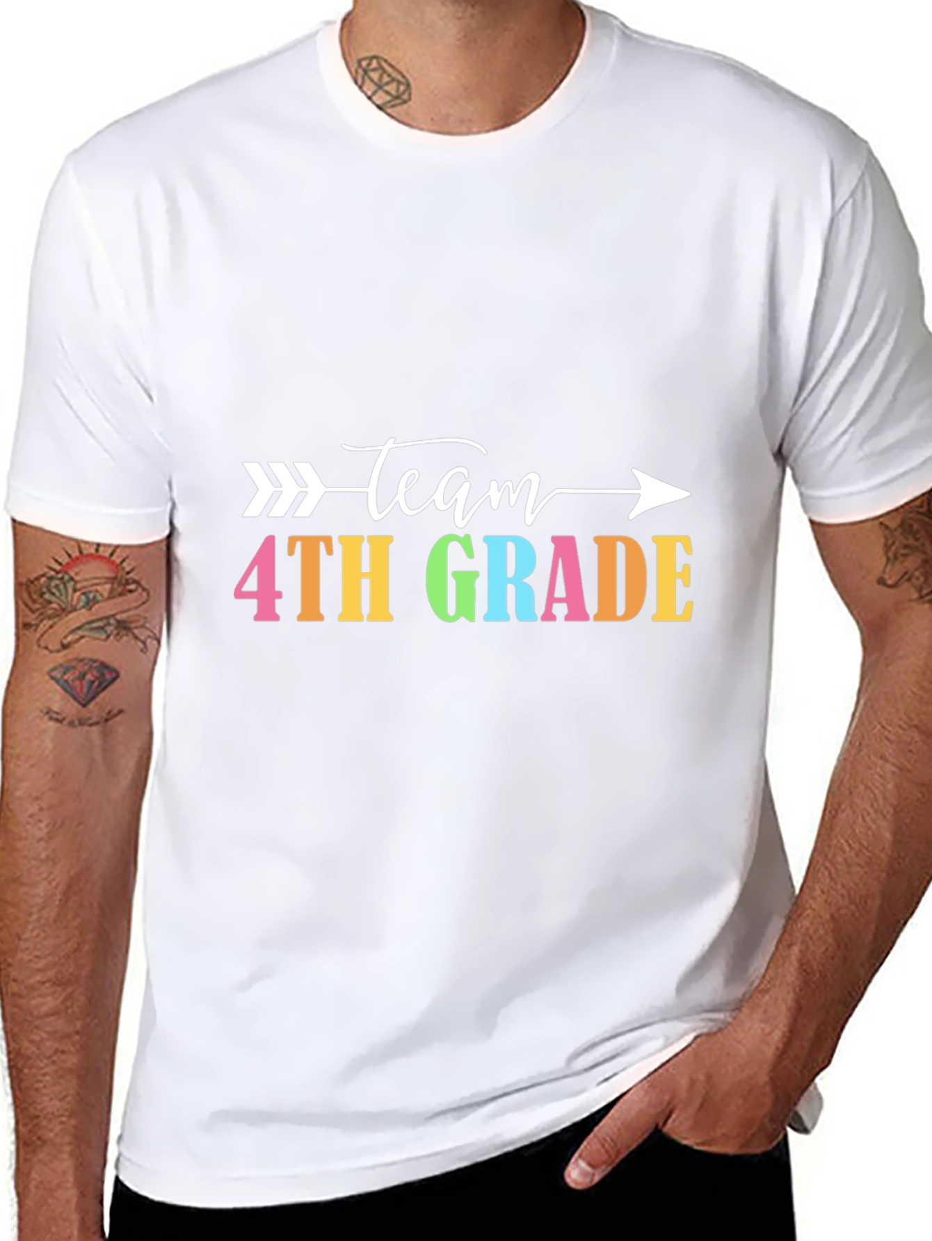 Team 4th Grade Teacher T-Shirt
