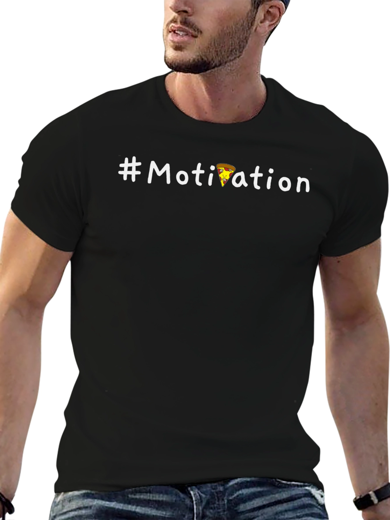 Pizza Motivation T-Shirt - Funny Foodie Tee