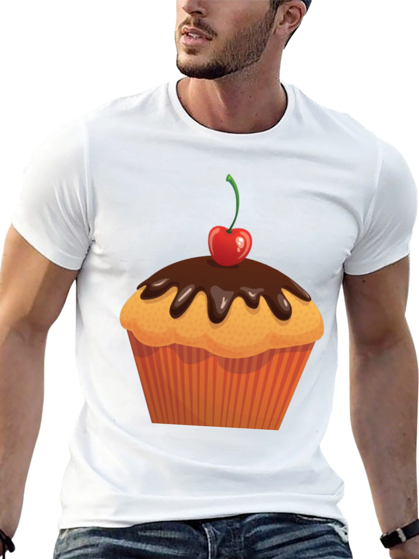 Cupcake Graphic Tee - Sweet Tooth Fashion