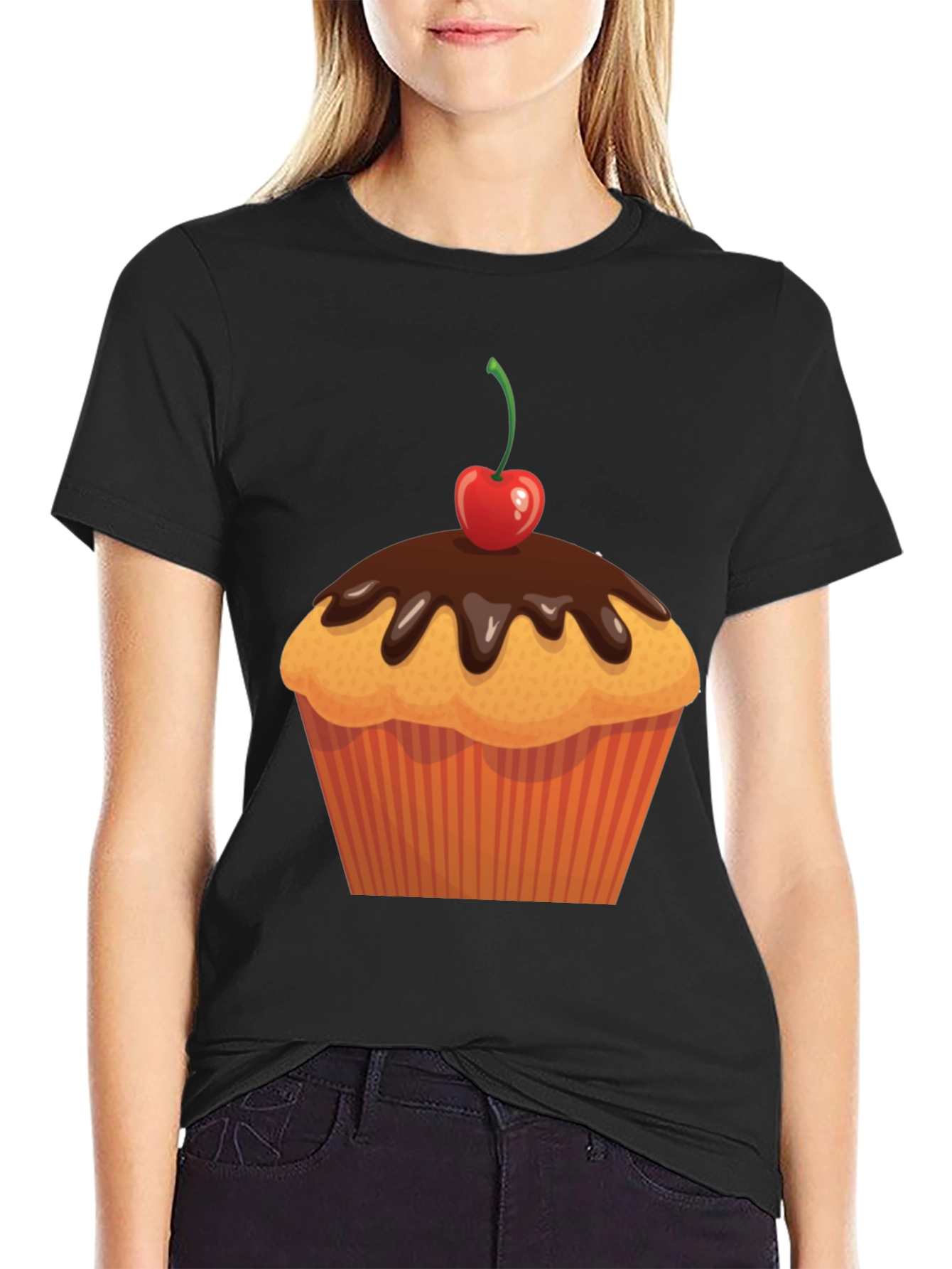 Cupcake Graphic Tee - Sweet Tooth Fashion