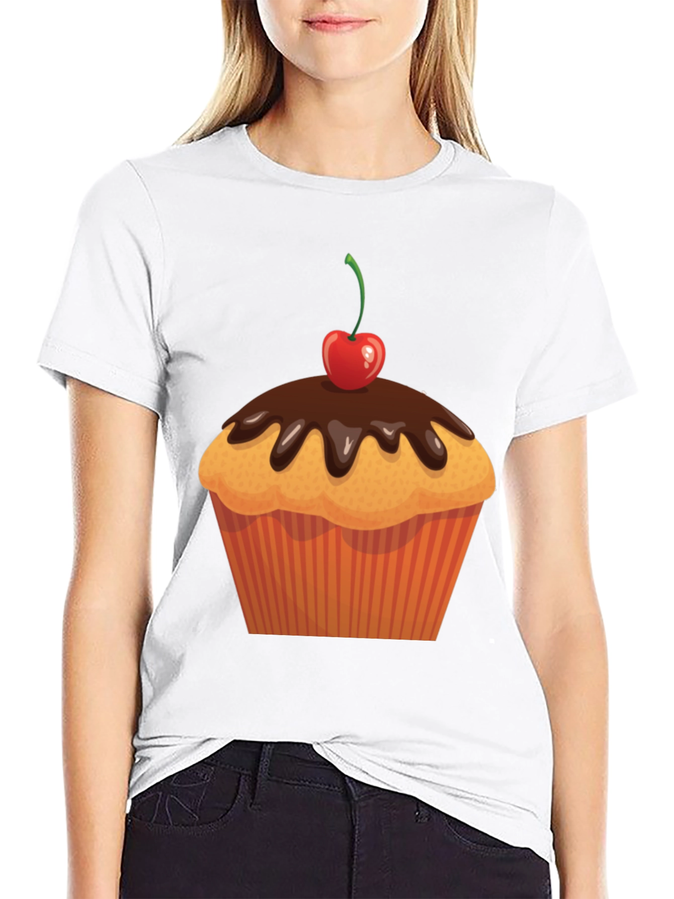 Cupcake Graphic Tee - Sweet Tooth Fashion