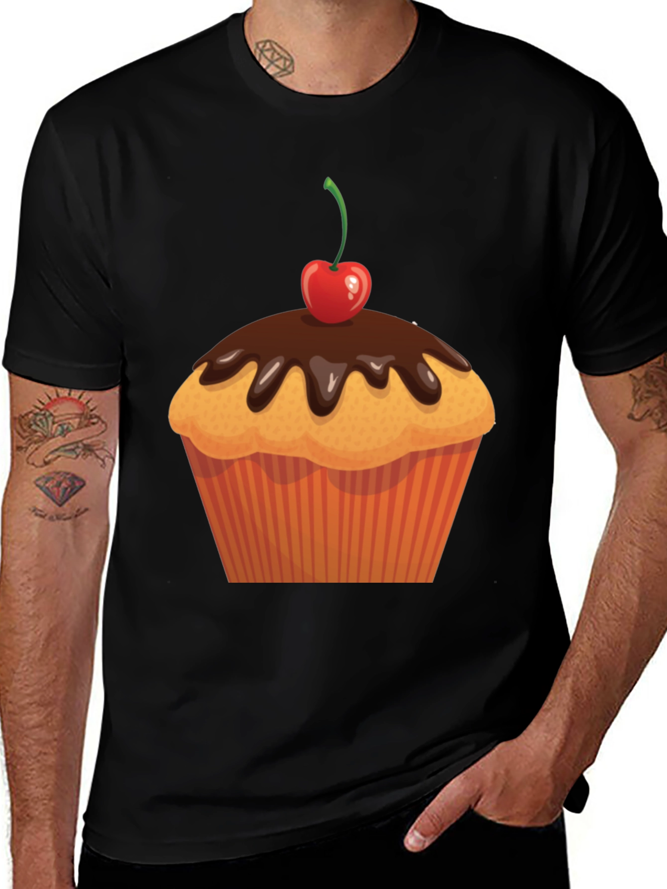 Cupcake Graphic Tee - Sweet Tooth Fashion