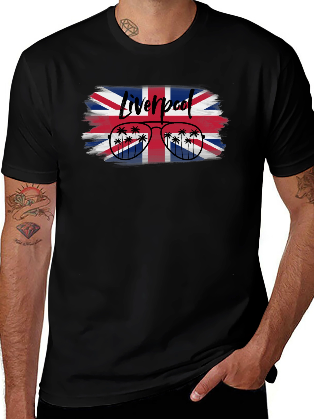 Liverpool UK Flag T-Shirt