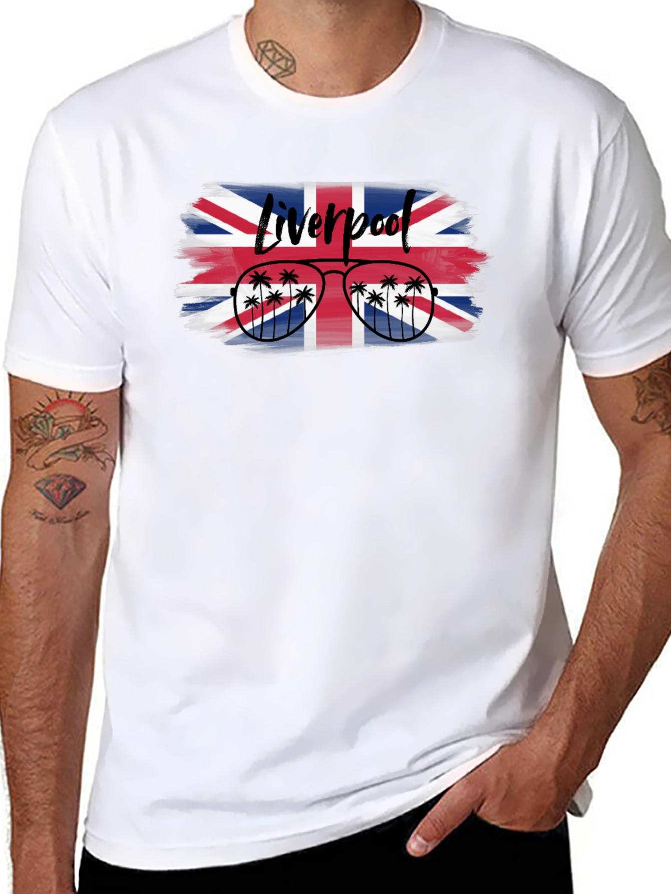 Liverpool UK Flag T-Shirt