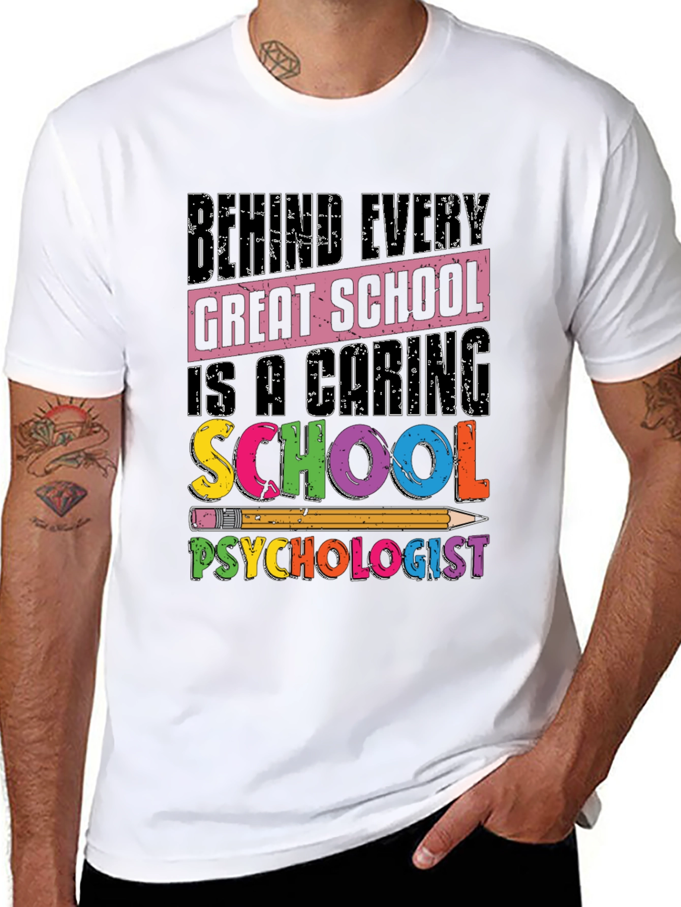 School Psychologist Graphic T-Shirt