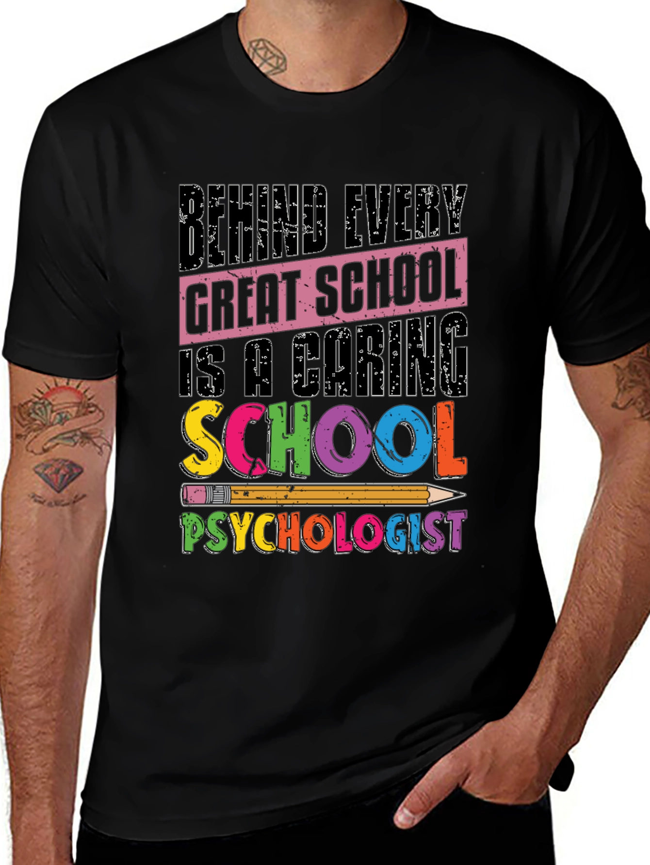 School Psychologist Graphic T-Shirt