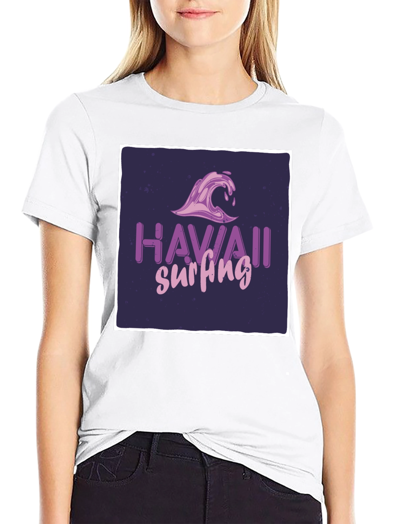 Hawaii Surfing Graphic Tee