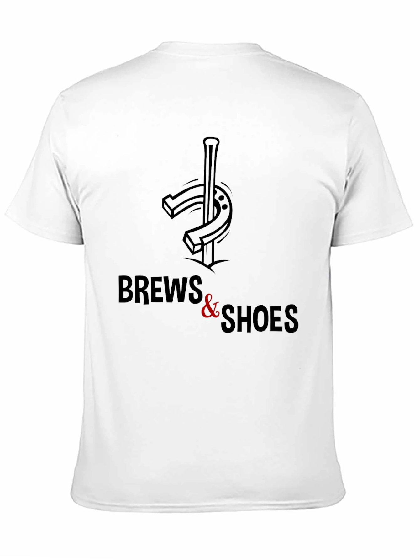 Brew & Shoes Graphic T-Shirt - Black Casual Tee