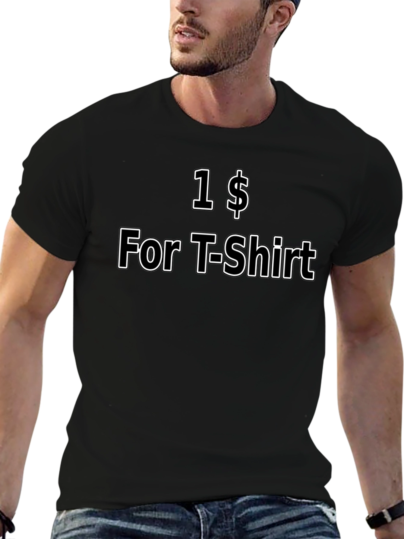 Cheap Black T-Shirt - $1 T-Shirt Deal