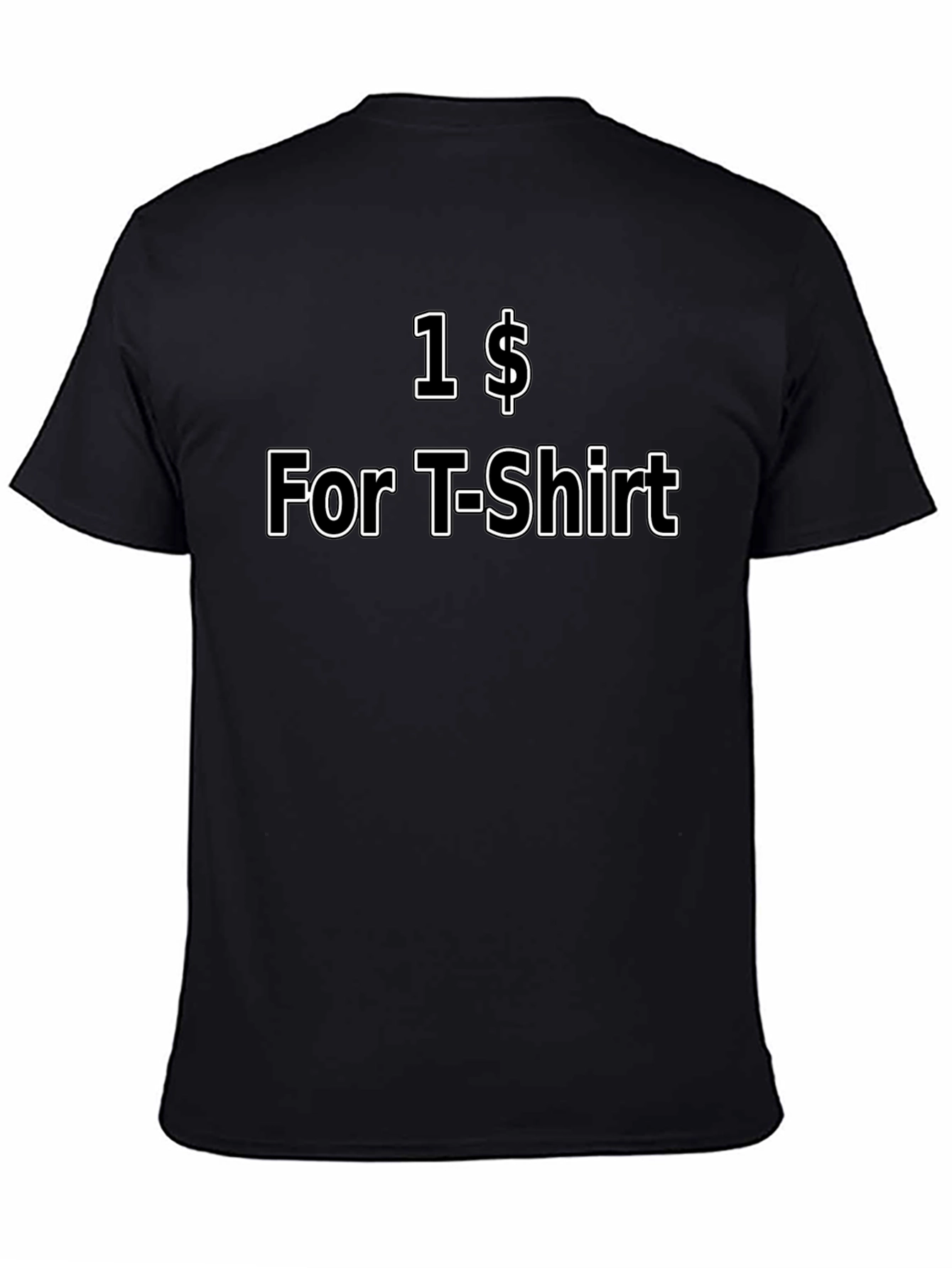 Cheap Black T-Shirt - $1 T-Shirt Deal