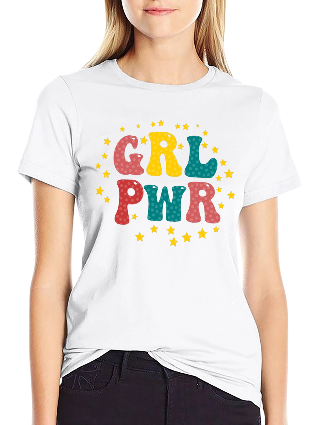 GRL PWR Graphic Tee - Empowering Womens Fashion
