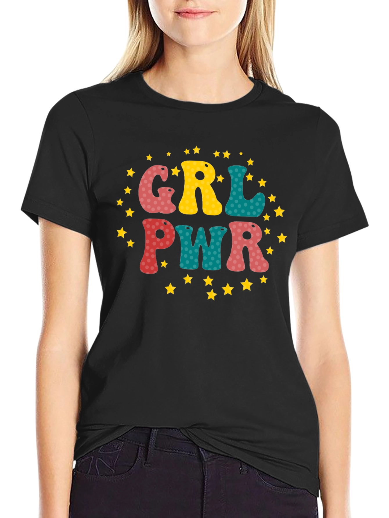 GRL PWR Graphic Tee - Empowering Womens Fashion