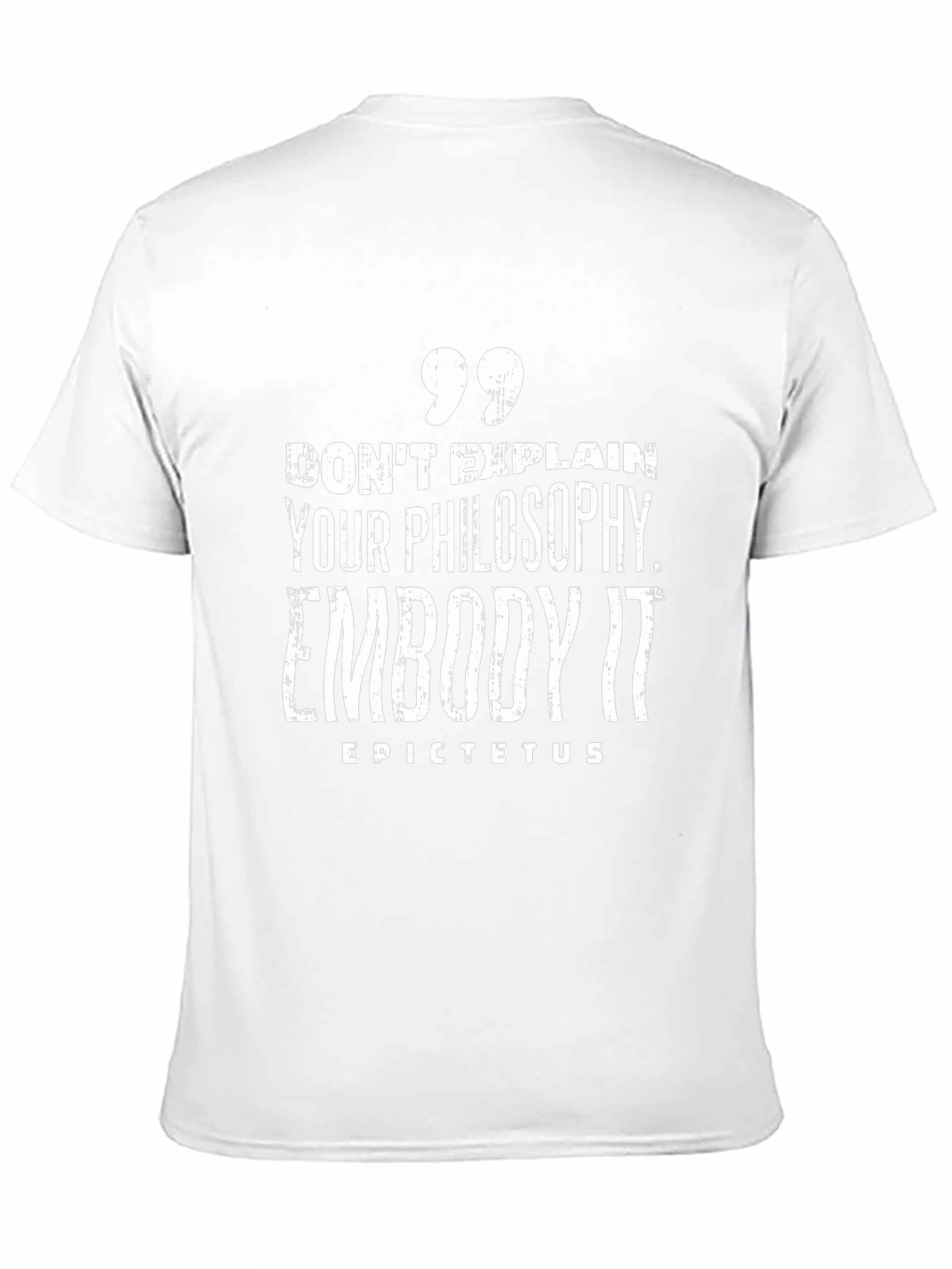 Embody It Philosophy Tee - Black Graphic T-Shirt