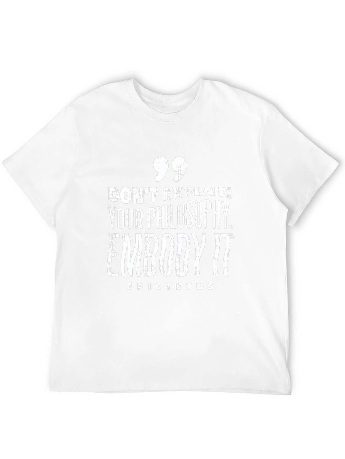 Embody It Philosophy Tee - Black Graphic T-Shirt